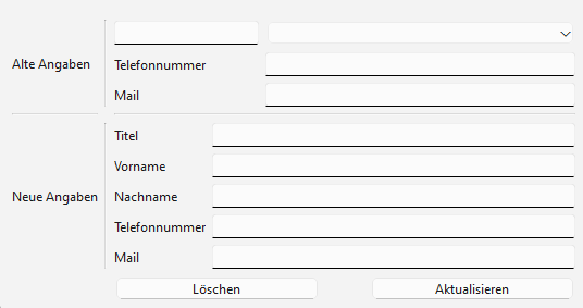 Lehrperson bearbeiten